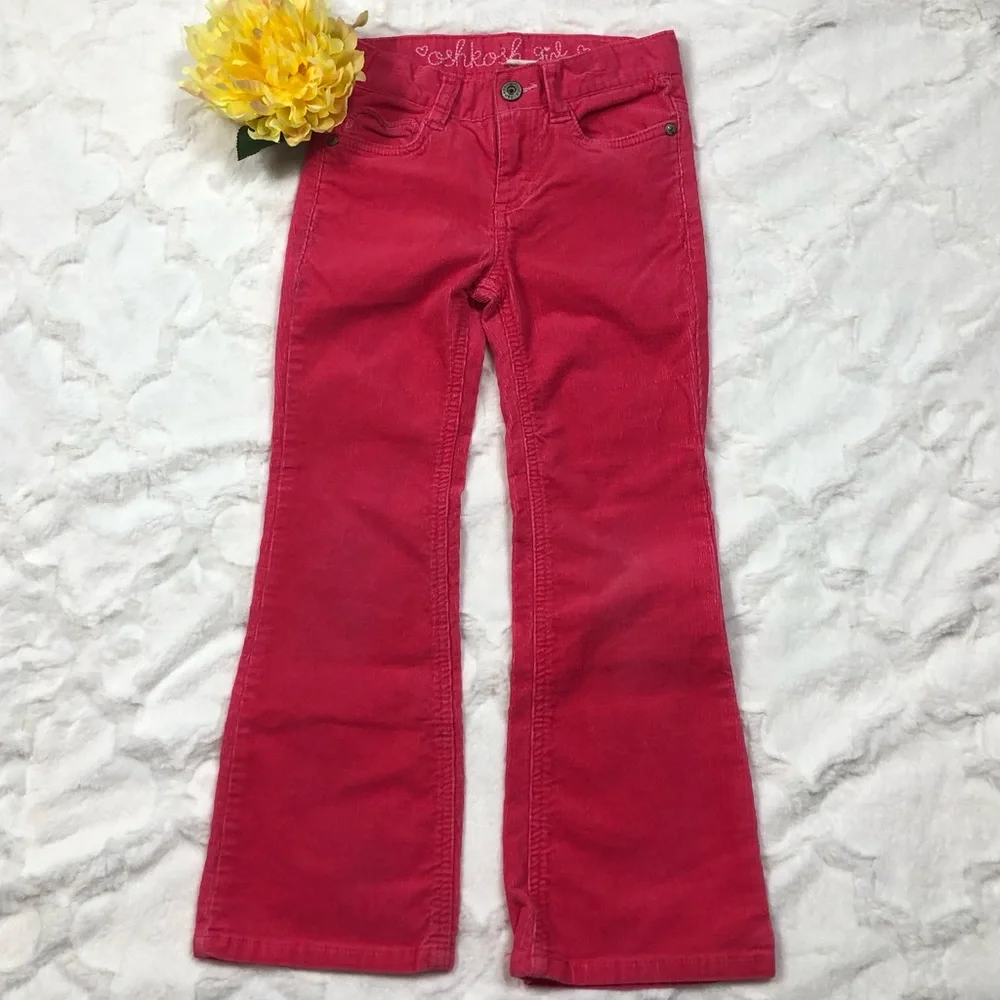 Oshkosh Coral Corduroys size 6x - Picture 2 of 9